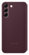 Samsung Smart Clear View Cover S22+, Burgundy