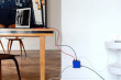 USBEPOWER HIDE Power Hub charger 3USB/2plugs Blue