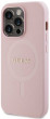 Guess Saffiano MagSafe kryt iPhone 15 Pro, Pink