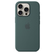 iPhone 16 Pro Silicone Case MagSafe Lake Green