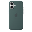 iPhone 16 Silicone Case MagSafe Lake Green