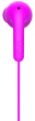 Drátová sluchátka Defunc BASIC music - pink