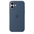 iPhone 16 Plus Silicone Case MagSafe Denim