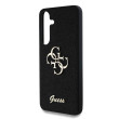 Guess PU Glitter 4G Metal Logo Galaxy S25, Black