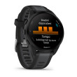 Garmin Forerunner 165, Black/Slate grey