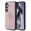 Guess PU Grained 4G Metal Logo Galaxy S25+, Pink