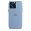 iPhone 15 Pro Max Silicone Case MagSafe Winter Blu