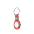 AirTag FineWoven Key Ring Coral