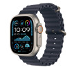 Apple 49mm Ocean Band Natural Tit. Navy