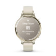 Garmin Lily 2 Active, Lunar Gold/Bone Silicone B.