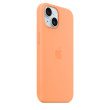 iPhone 15 Silicone Case MagSafe Orange Sorbet