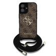 Guess PU 4G Metal Logo Crossbody iPhone 16, Brown