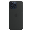 iPhone 15 Pro Max Silicone Case MagSafe Black