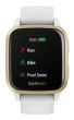 Garmin Venu SQ, LightGold/White Band