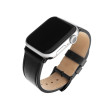 FIXED Leather Strap pro Apple 42/44/45/49mm, Black