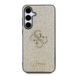 Guess PU Glitter 4G Metal Logo Galaxy S25+, Gold