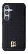 DKNY Repeat Pattern Stack Logo S. Galaxy S24,Black