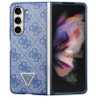 Guess Leather Triangle Case Galaxy Z Fold 5, Blue
