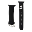 Karl Lag. Choupette Head řemínek Apple 38/40,Black