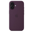 iPhone 16 Silicone Case MagSafe Plum