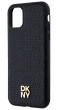 DKNY Repeat Pattern Stack Logo iPhone 11, Black