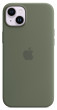 iPhone 14 Plus Silicone Case MagSafe - Olive