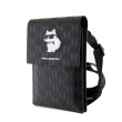 Karl Lager. Saffiano Monogram Wallet Bag Choupette