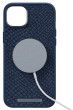 Njord Salmon Leather Case iPhone 14 Plus, Blue