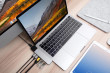 HyperDrive NET Hub pro USB-C pro MacBook Pro, Silv