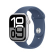 Apple Watch Series 10 46mm Silver, Denim SB, M/L