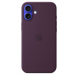iPhone 16 Plus Silicone Case MagSafe Plum