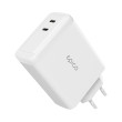 Epico GaN 100W Nabíječka 2xUSB-C+USB-C kabel Bílá