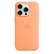 iPhone 15 Pro Silicone Case MagSafe Orange Sorbet