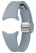 D-Buckle Hybrid Eco-Leather Band Slim, S/M, Blue