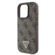 Guess PU 4G Triangle Cross. iPhone 16 ProMax Brown