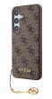 Guess 4G Charms kryt pro Samsung Galaxy S24+ Brown