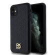 DKNY Repeat Pattern Stack Logo iPhone 11, Black