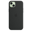 iPhone 15 Plus Silicone Case MagSafe Black