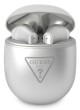 Guess True Wireless Triangle Logo Stereo, Silver