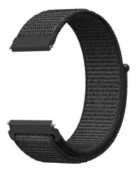 Aligator Watch Straps 20 nylonový řemínek, Black