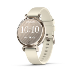 Garmin Lily 2, Cream Gold / Coconut Silicone Band