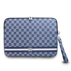 DKNY Checkered Pattern and Stripe 13/14", Blue