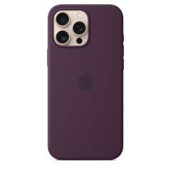 iPhone 16 Pro Max Silicone Case MagSafe Plum