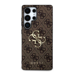 Guess PU 4G Metal Logo Galaxy S25 Ultra, Brown