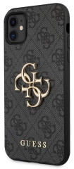 Guess Big 4G Metal Logo Hard Case iPhone 11, Grey