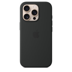 iPhone 16 Pro Silicone Case MagSafe Black