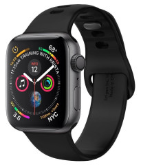 SPIGEN Silicone Fit Apple Watch 38/40/41mm, Black