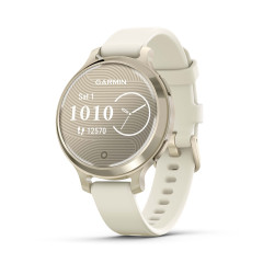 Garmin Lily 2 Active, Lunar Gold/Bone Silicone B.