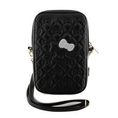 Hello Kitty PU Leather Quilted Pattern Kitty Head
