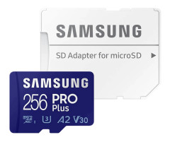 Samsung micro SDXC 256GB PRO Plus + SD adaptér